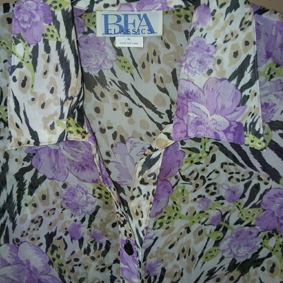 💲5/$25💲BEA Classics Ladies Blouse Size XL - Picture 6 of 8